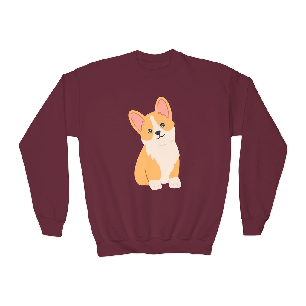 Kids Corgi Dog Sweatshirt - Cozy, Durable, and Adorable Everyday Wear for Boys & Girls
