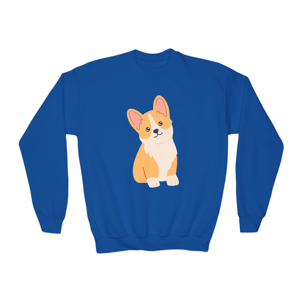 Kids Corgi Dog Sweatshirt - Cozy, Durable, and Adorable Everyday Wear for Boys & Girls