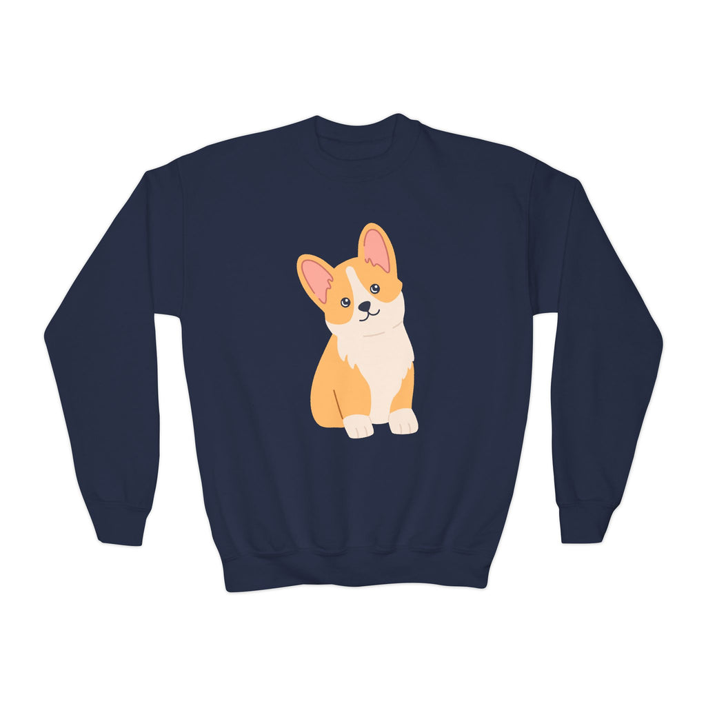 Kids Corgi Dog Sweatshirt - Cozy, Durable, and Adorable Everyday Wear for Boys & Girls