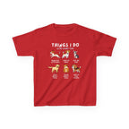 Kids 'Things I Do In My Spare Time' Dog T-Shirt