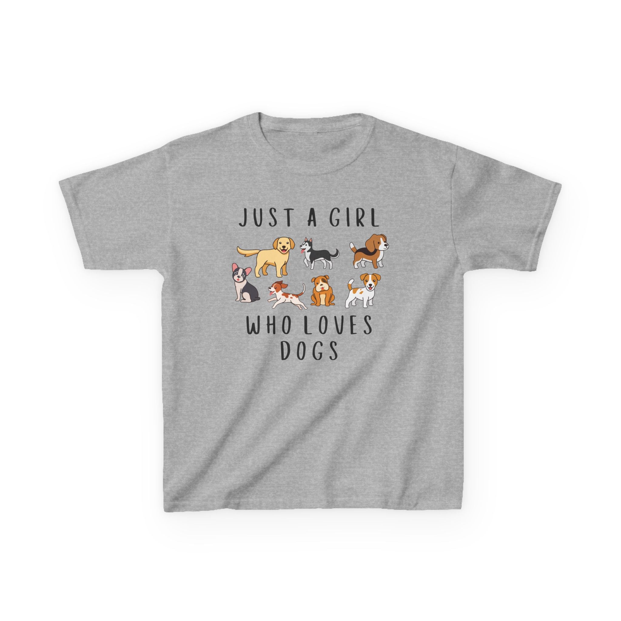 Girls 'Just A Girl Who Loves Dogs' T-Shirt