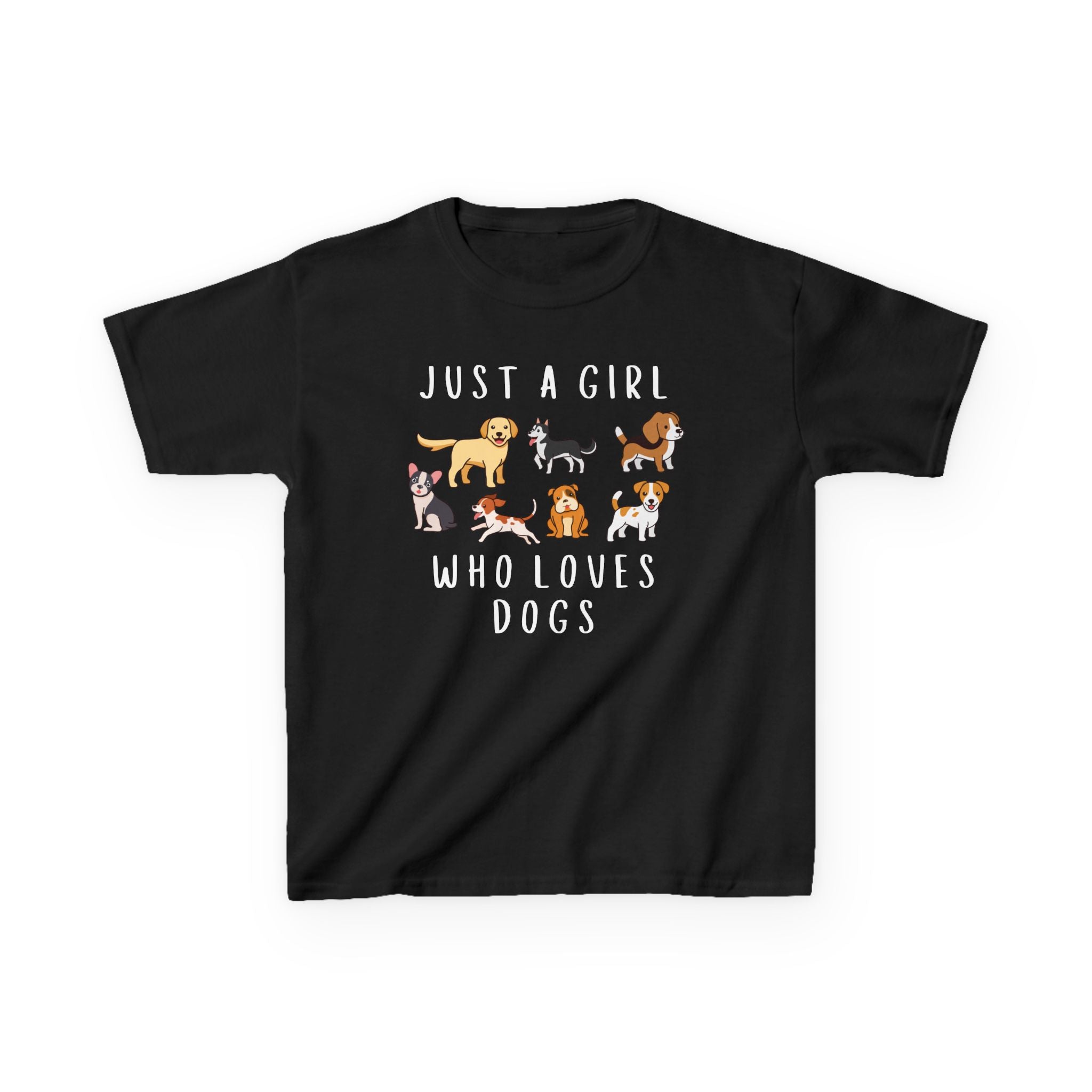 Girls 'Just A Girl Who Loves Dogs' T-Shirt