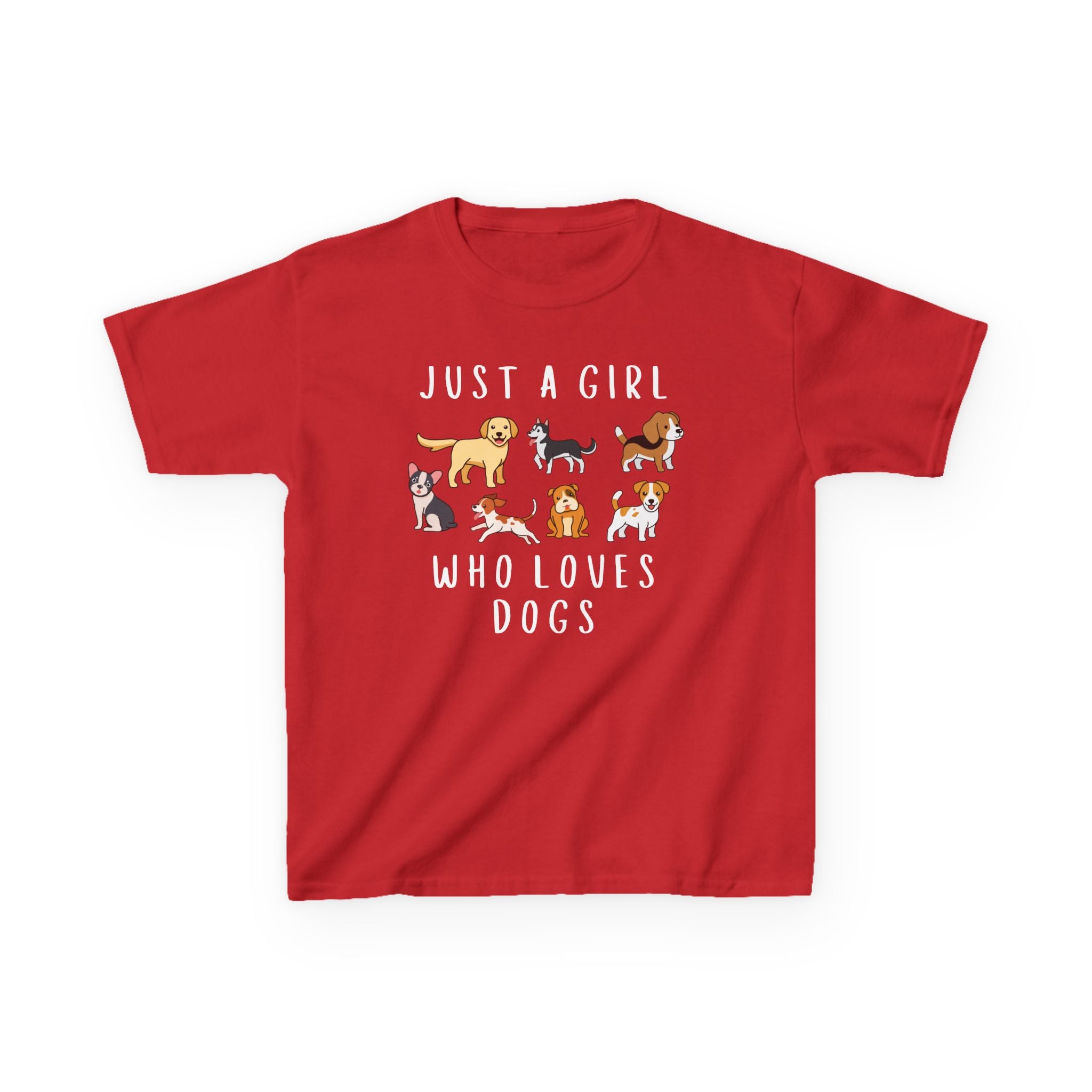 Girls 'Just A Girl Who Loves Dogs' T-Shirt