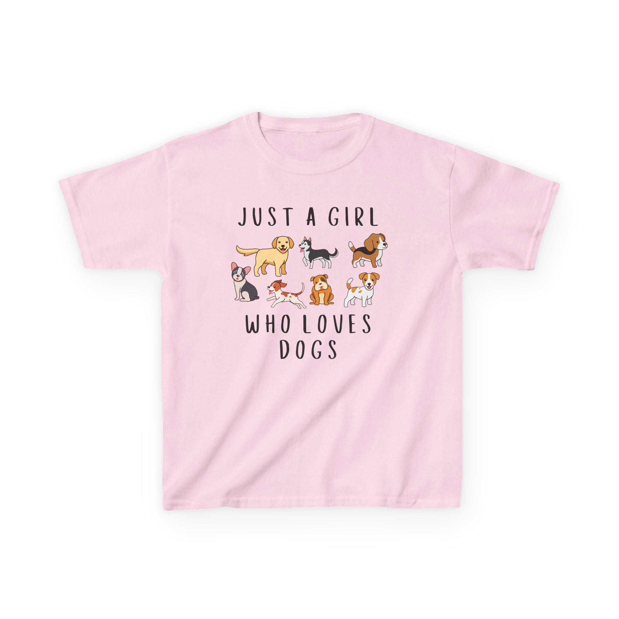 Girls 'Just A Girl Who Loves Dogs' T-Shirt