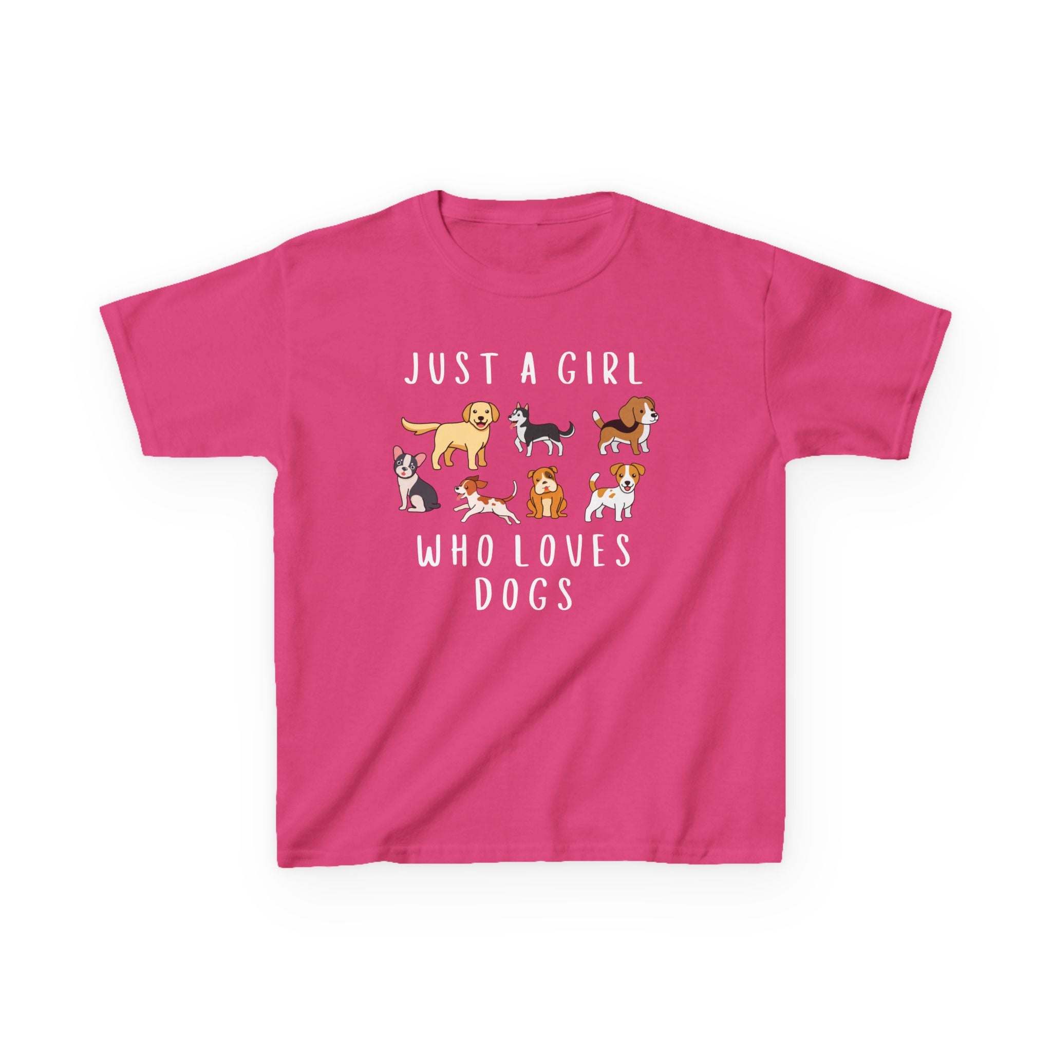 Girls 'Just A Girl Who Loves Dogs' T-Shirt
