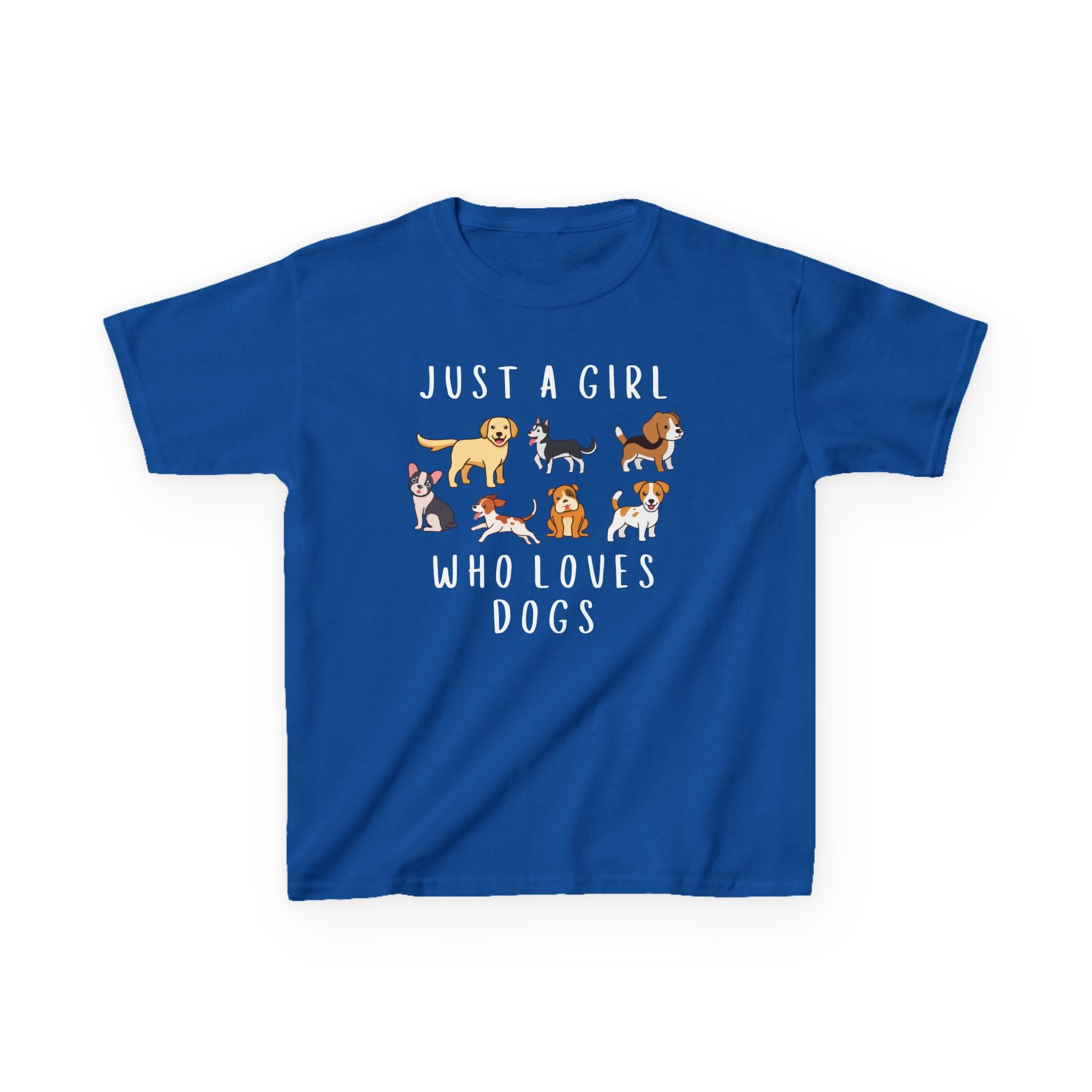 Girls 'Just A Girl Who Loves Dogs' T-Shirt