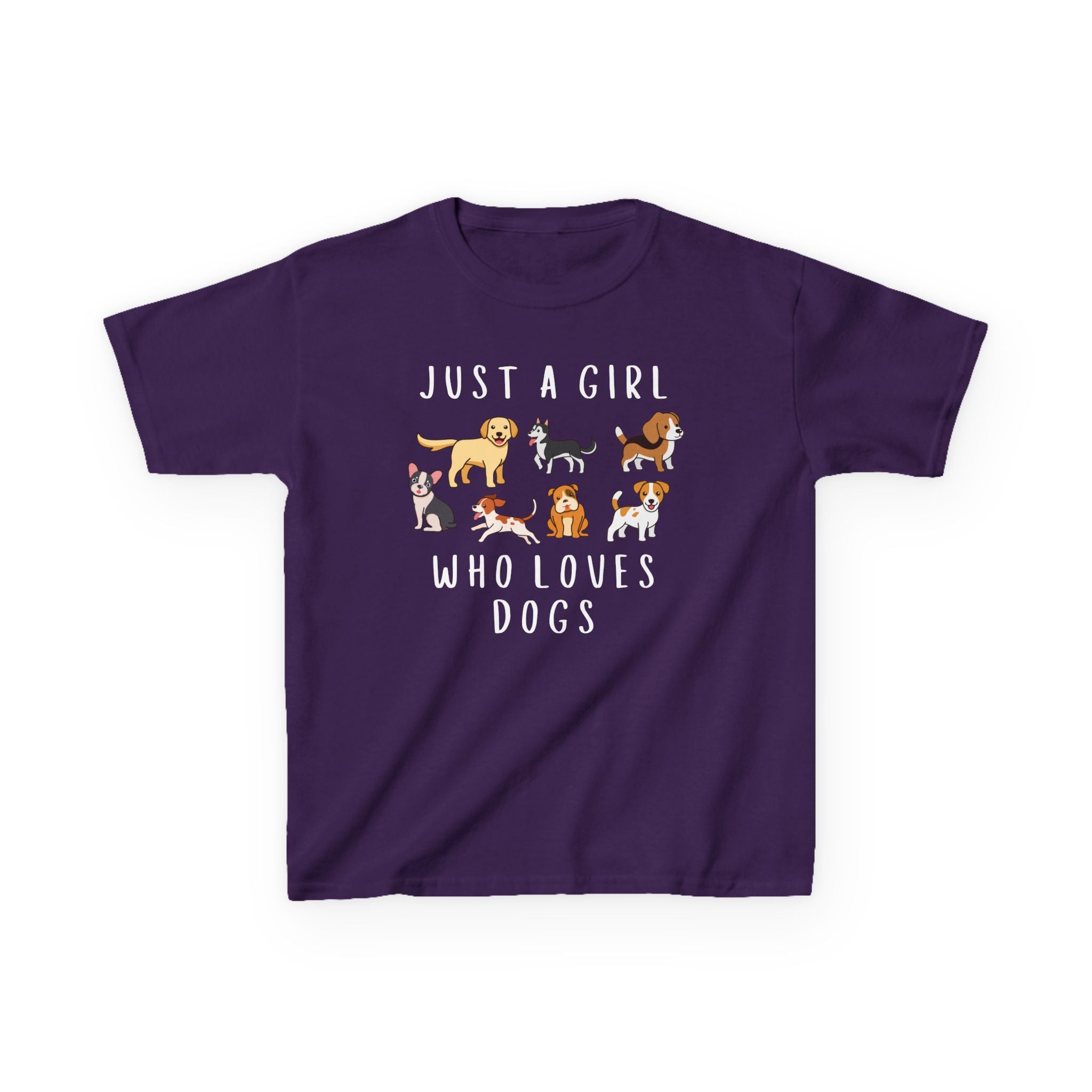 Girls 'Just A Girl Who Loves Dogs' T-Shirt
