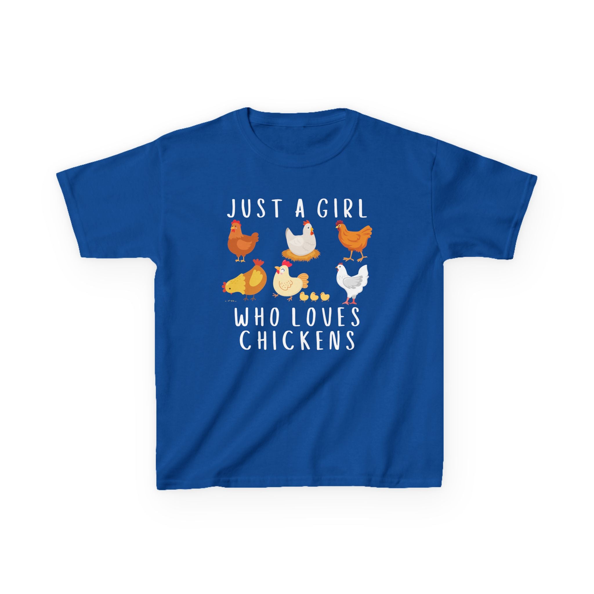 Girls 'Just A Girl Who Loves Chickens' Chicken T-Shirt