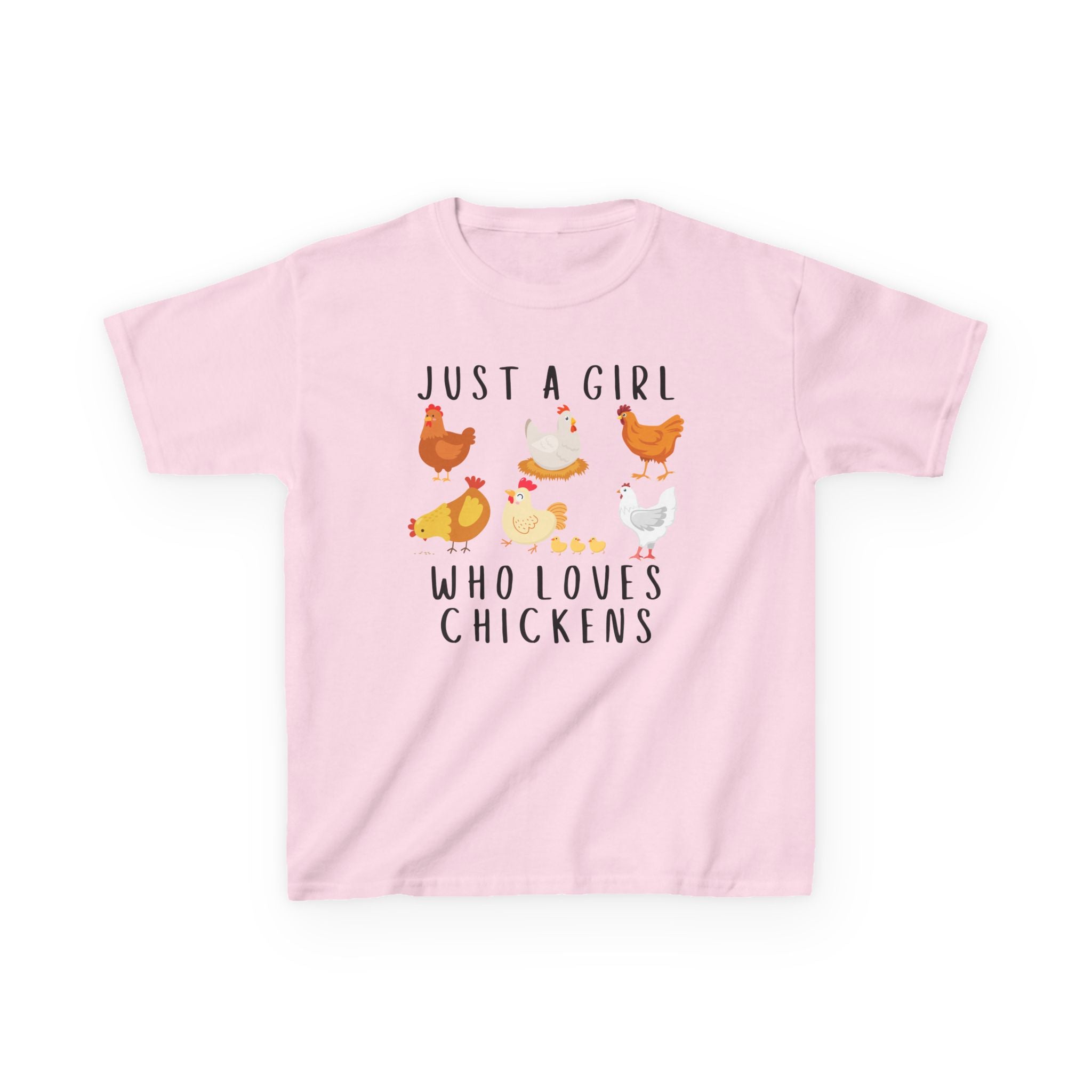 Girls 'Just A Girl Who Loves Chickens' Chicken T-Shirt