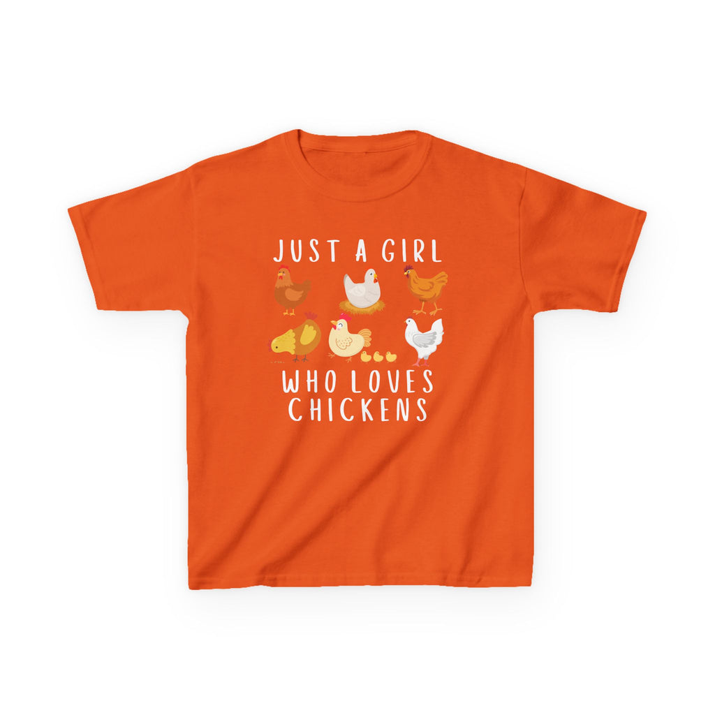 Girls 'Just A Girl Who Loves Chickens' Chicken T-Shirt