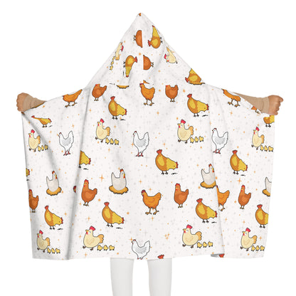 Kids Chicken Hooded Towel – Soft & Absorbent Bath & Beach Wrap