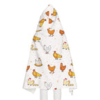 Kids Chicken Hooded Towel – Soft & Absorbent Bath & Beach Wrap