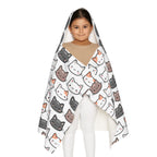 Kids Cat Face Hooded Towel – Soft & Absorbent Bath & Beach Wrap