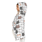Kids Cat Face Hooded Towel – Soft & Absorbent Bath & Beach Wrap