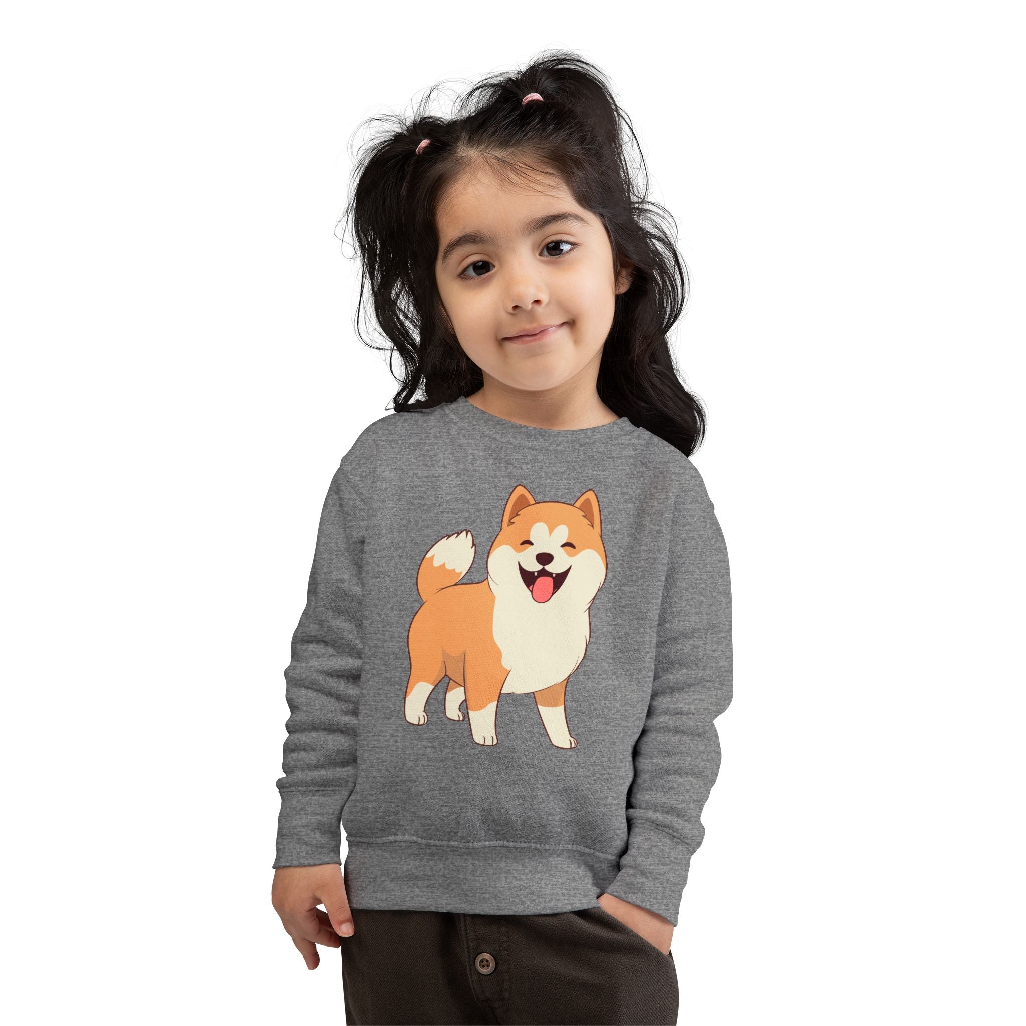 Cozy Kids Shiba Inu Dog Sweatshirt