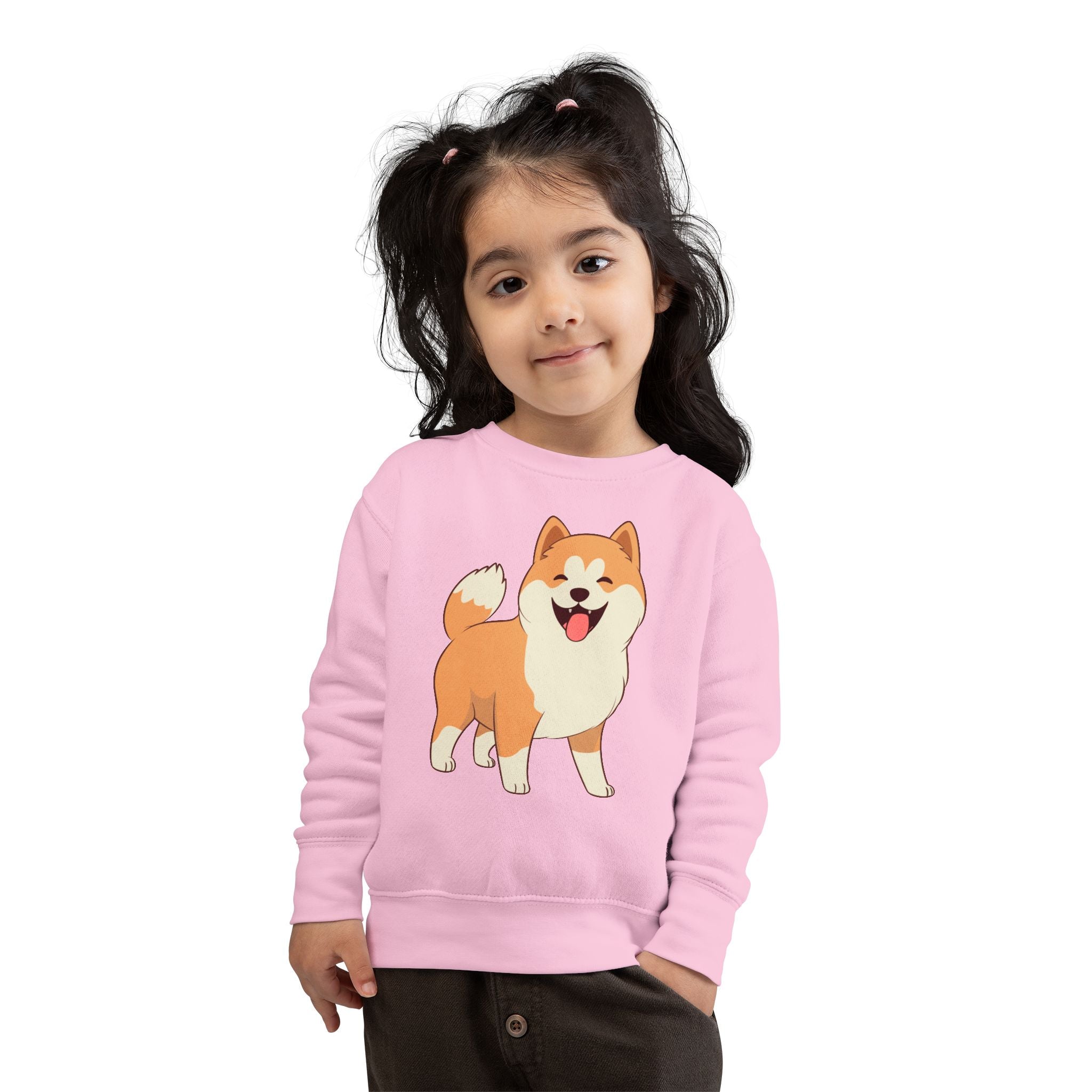 Cozy Kids Shiba Inu Dog Sweatshirt