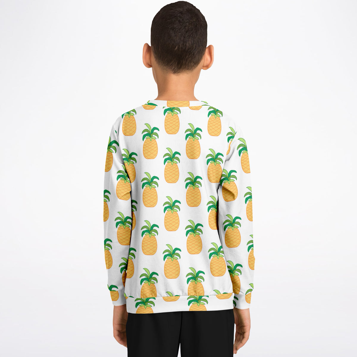 Kids Pineapple Sweatshirt – Ultra Soft & Stretchy, Cozy Fleece or Lightweight Sports Fabric Sweatshirt – Ultra Soft & Stretchy, Cozy Fleece or Lightweight Sports Fabric