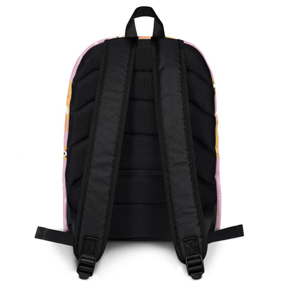 Girls Pink Corgi Dog Backpack