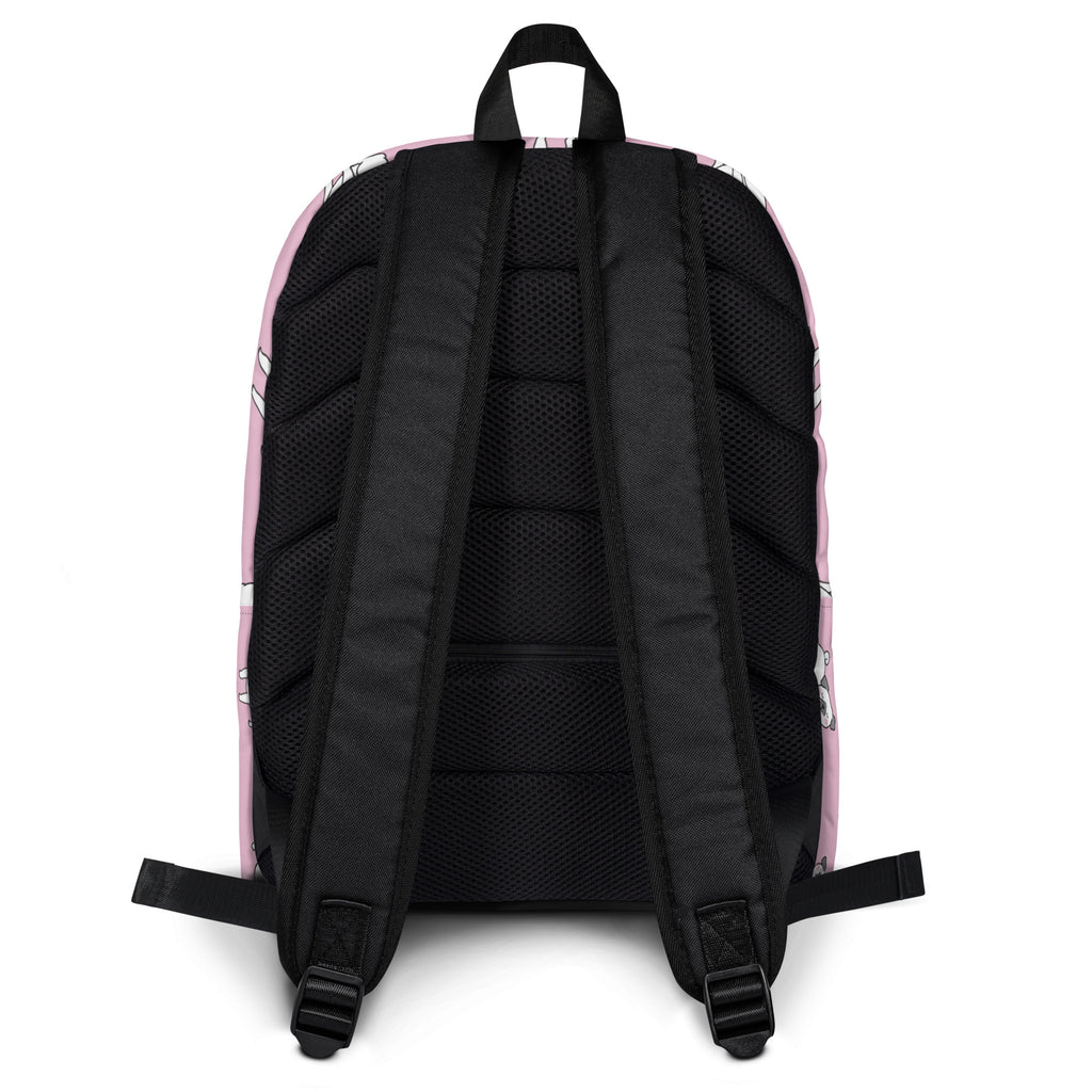 Girls Pink Pug Backpack