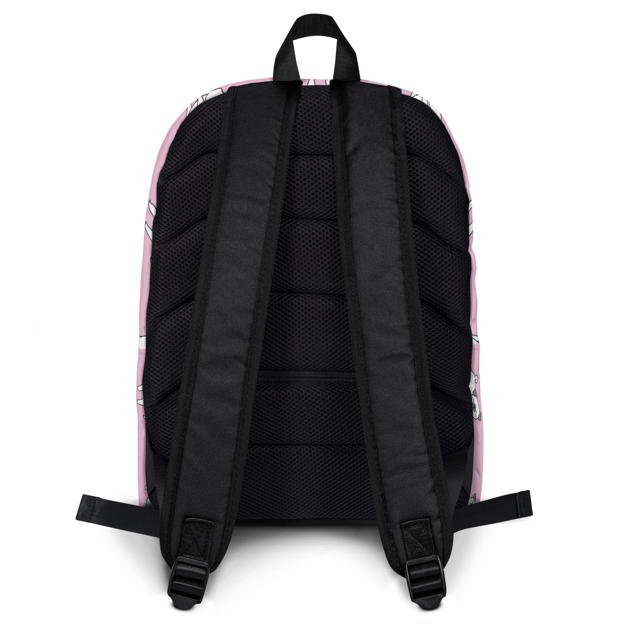 Girls Pink Pug Backpack