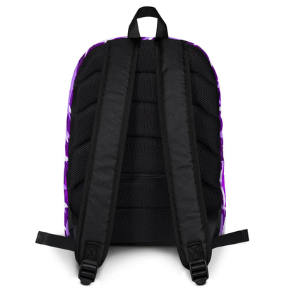 Girls Purple Sharks Backpack