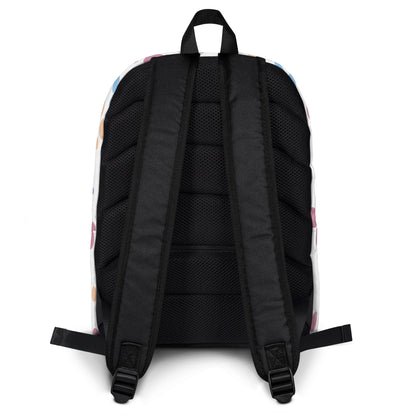 Kids Colorful Paw Print Backpack
