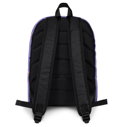 Girls Purple Rainbow Caticorn Backpack