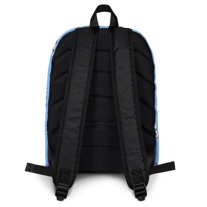 Kids Blue Pug Backpack