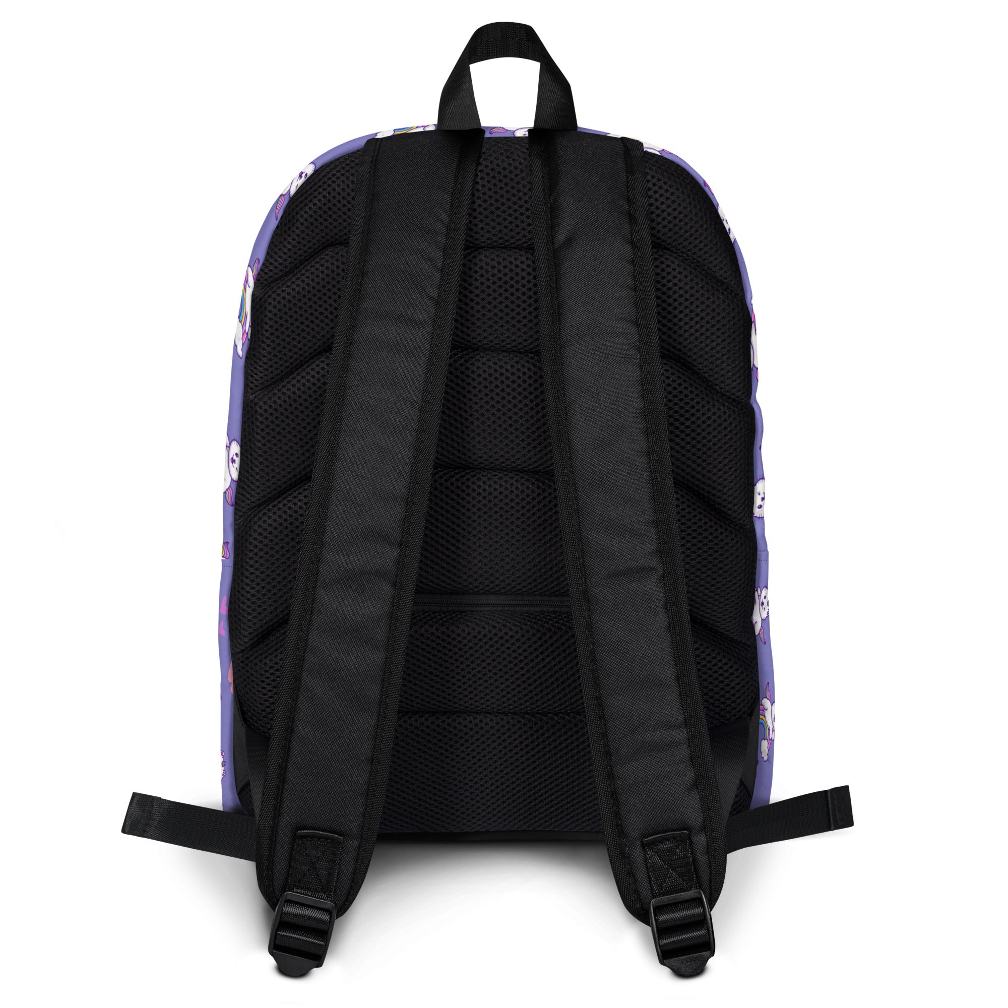 Girls Purple Caticorn Backpack - Water-Resistant School Bag With Adjustable Padded Straps & Breathable Mesh Back