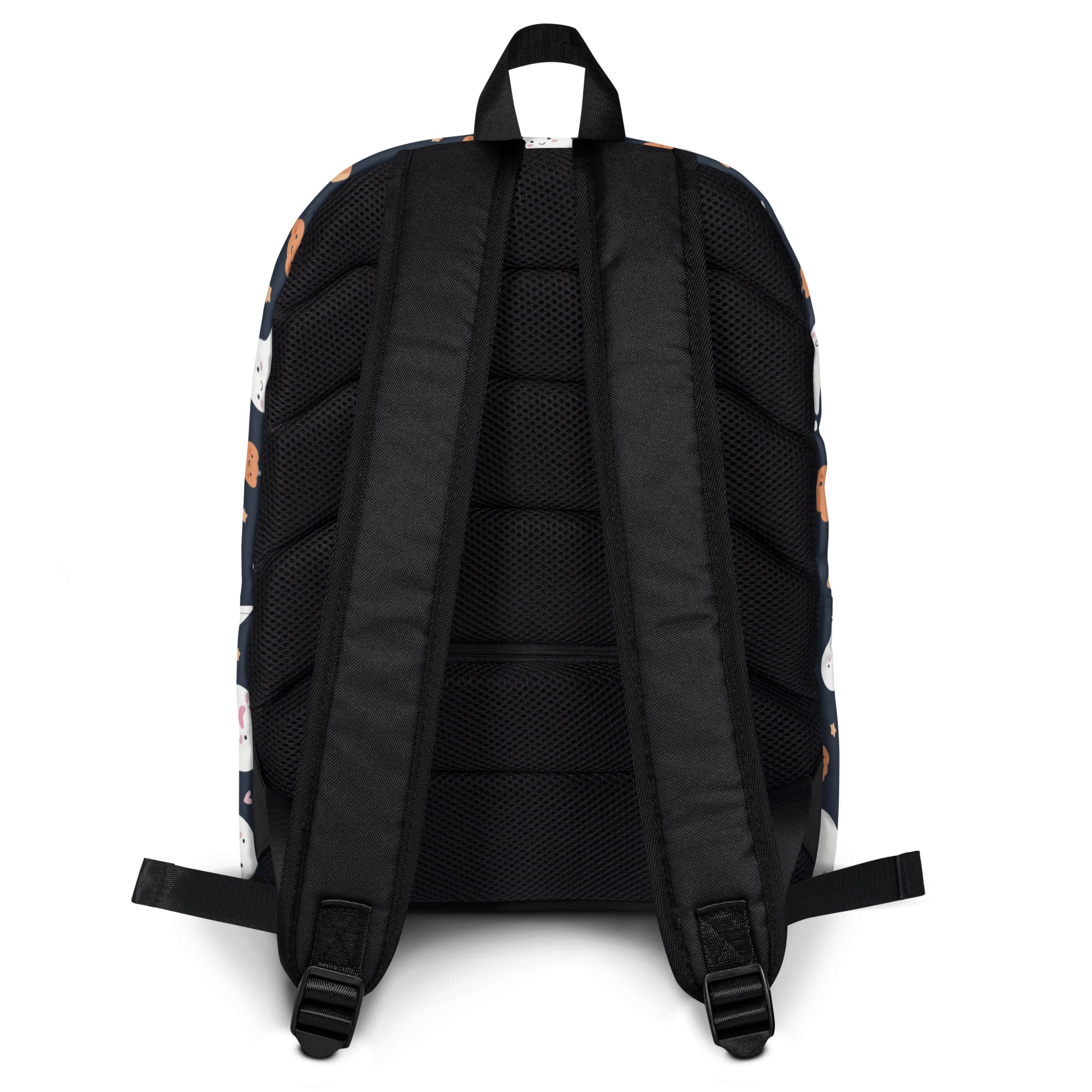 Kids Ghost Halloween Backpack - Water-Resistant School Bag With Adjustable Padded Straps & Breathable Mesh Back