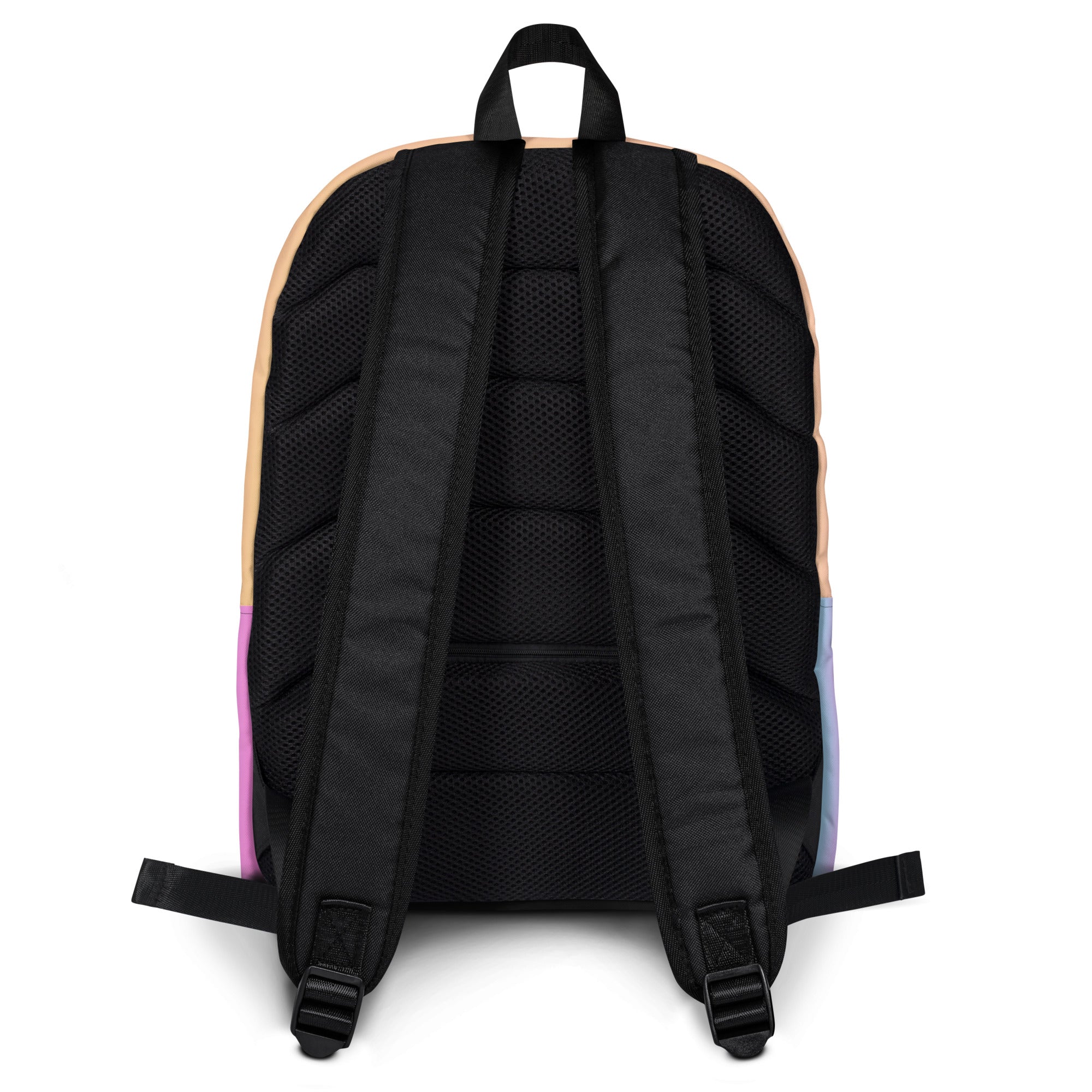 Girls Bright Rainbow Backpack - Water-Resistant School Bag With Adjustable Padded Straps & Breathable Mesh Back
