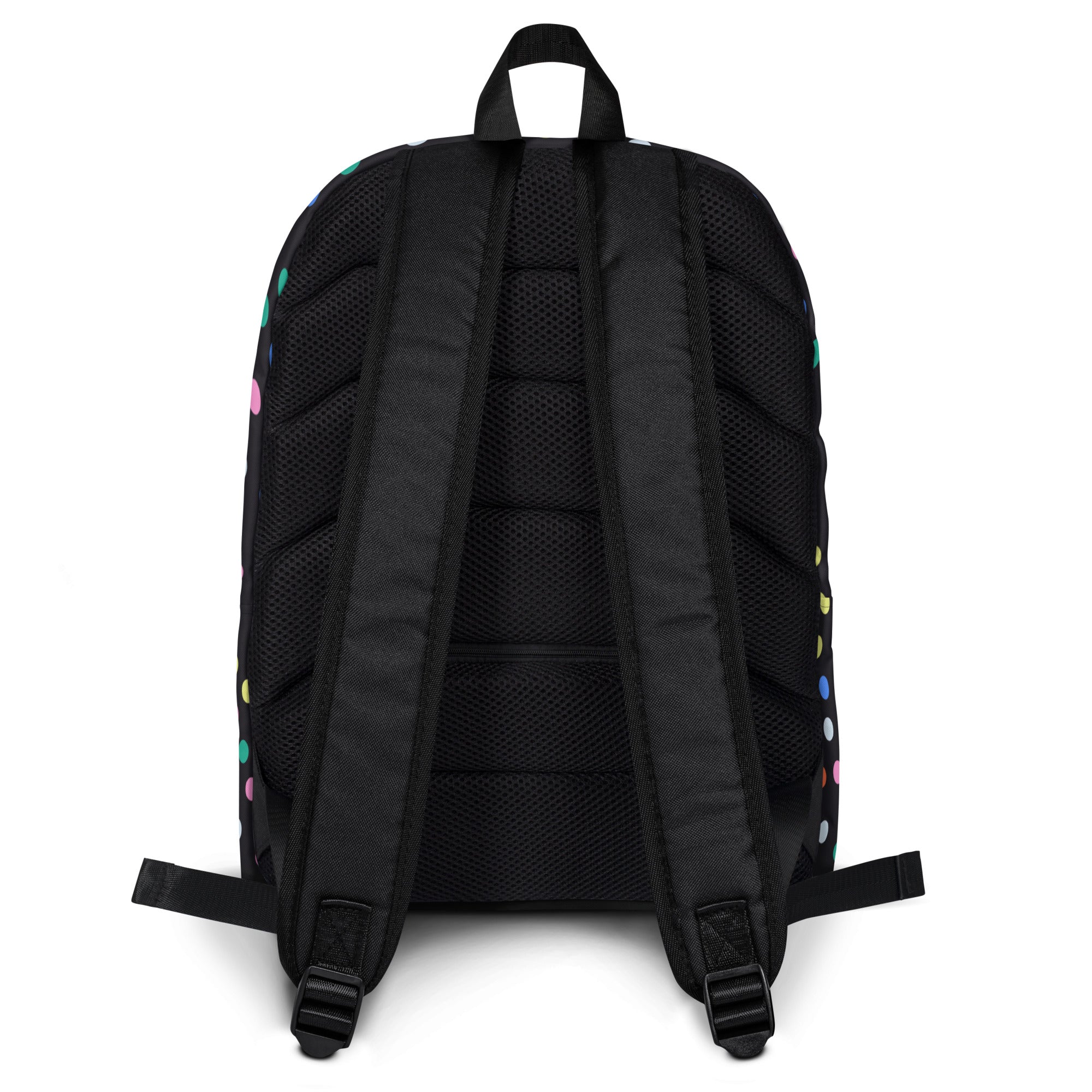 Kids Colorful Dots Backpack - Water-Resistant School Bag With Adjustable Padded Straps & Breathable Mesh Back