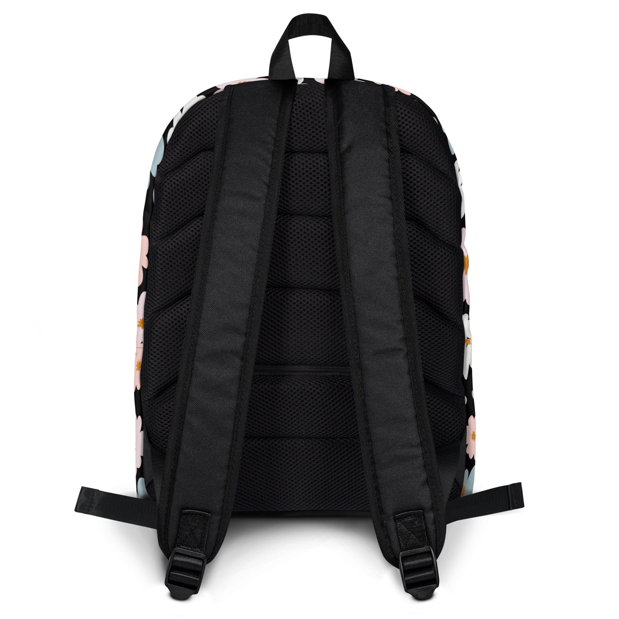 Girls Retro Floral Backpack - Water-Resistant School Bag With Adjustable Padded Straps & Breathable Mesh Back