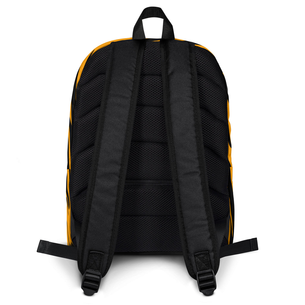 Kids Tiger Stripe Backpack - Water-Resistant School Bag With Adjustable Padded Straps & Breathable Mesh Back