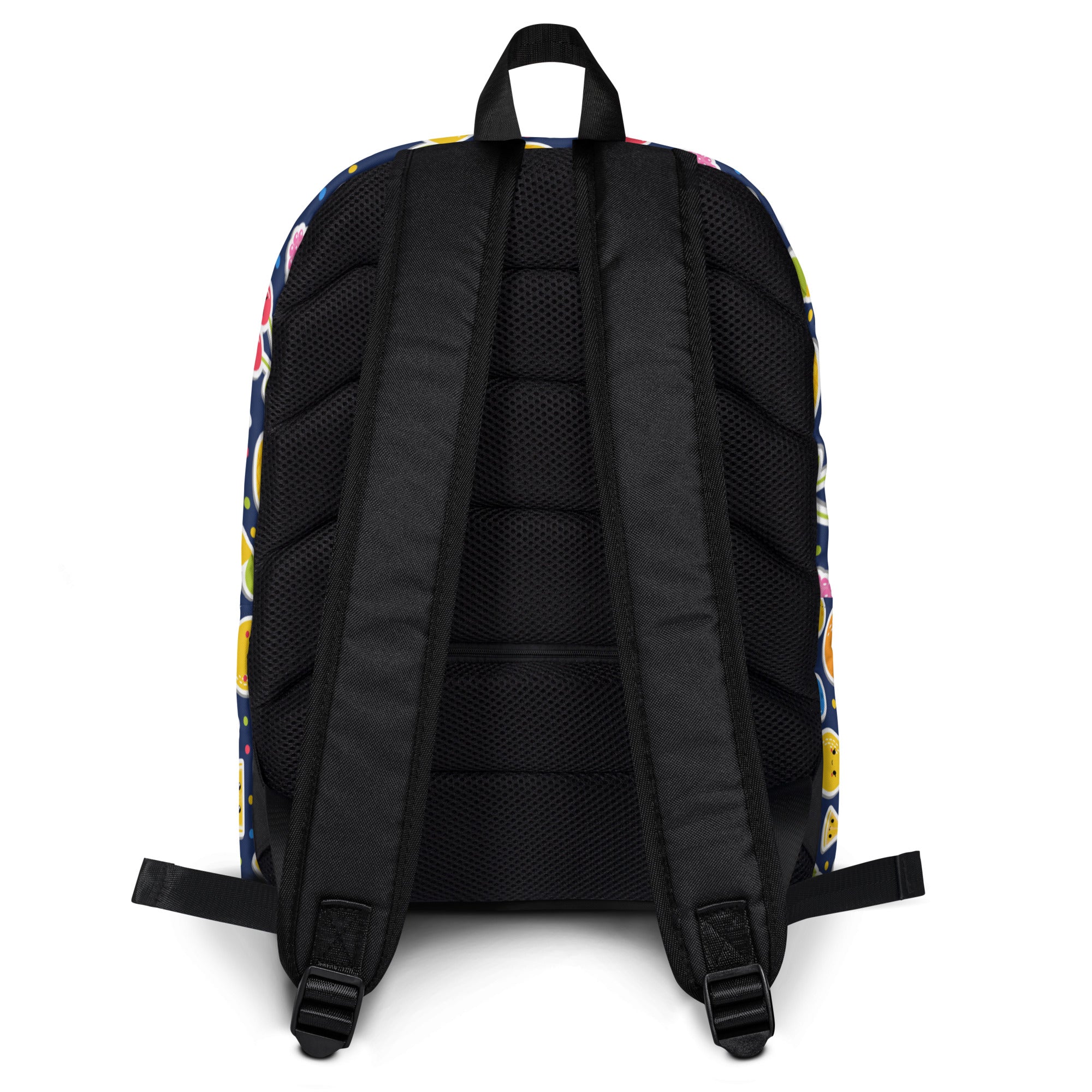 Kids Emoji Fruit Backpack - Water-Resistant School Bag With Adjustable Padded Straps & Breathable Mesh Back