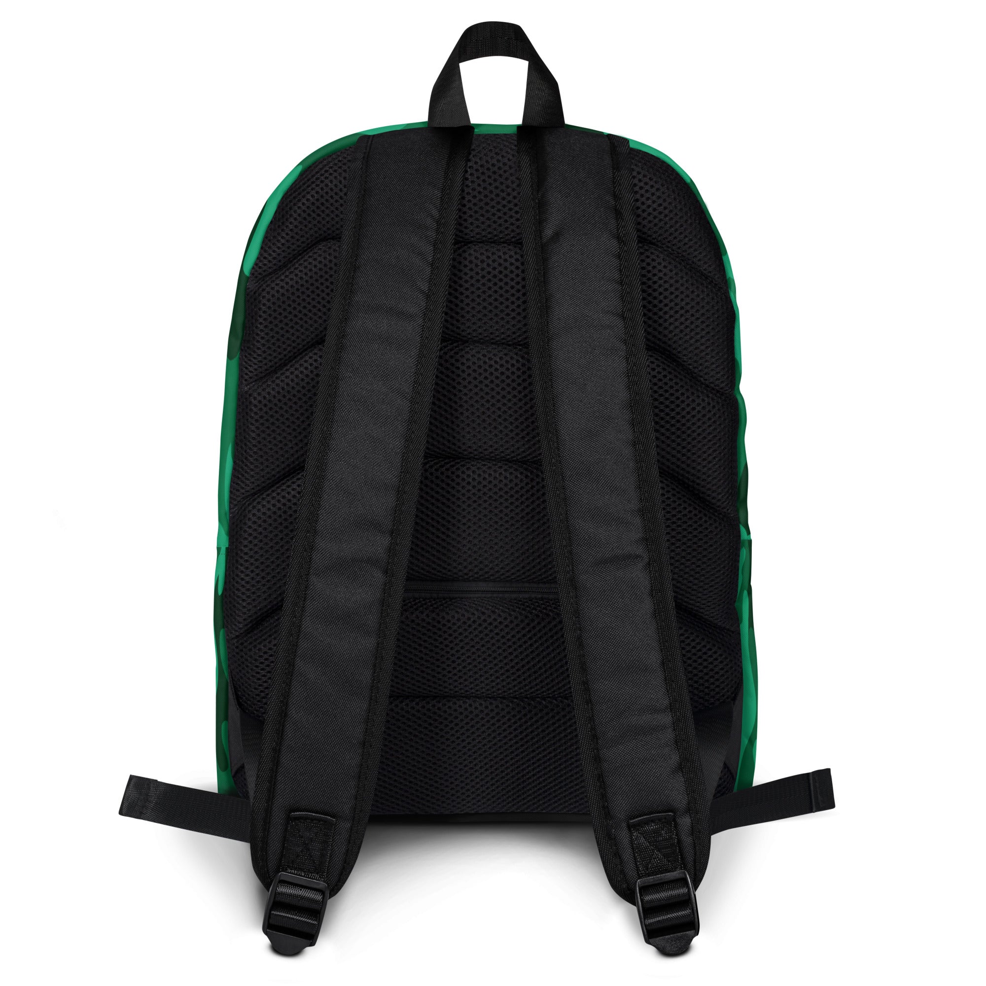 Kids Green Camouflage Backpack - Water-Resistant School Bag With Adjustable Padded Straps & Breathable Mesh Back