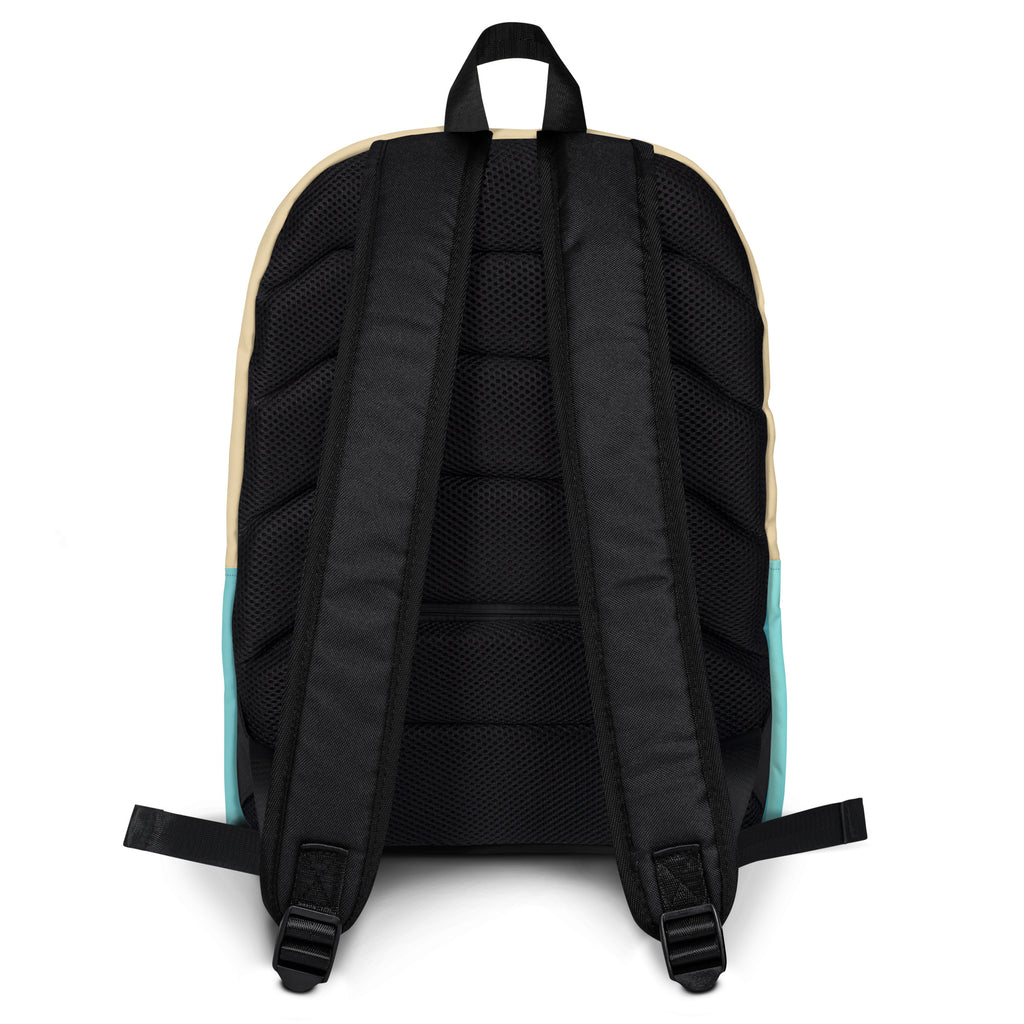 Kids Ocean Waves Backpack - Water-Resistant School Bag With Adjustable Padded Straps & Breathable Mesh Back