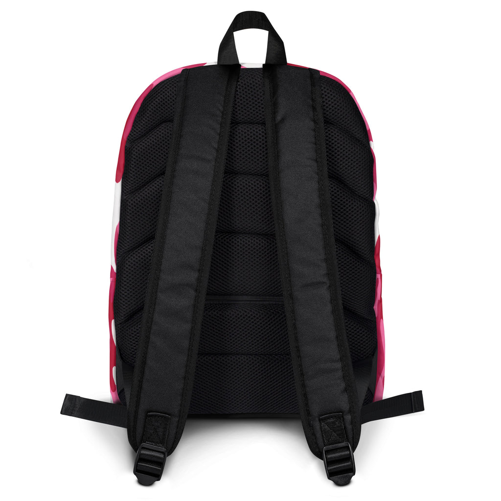 Girls Bright Pink Camouflage Backpack - Water-Resistant School Bag With Adjustable Padded Straps & Breathable Mesh Back