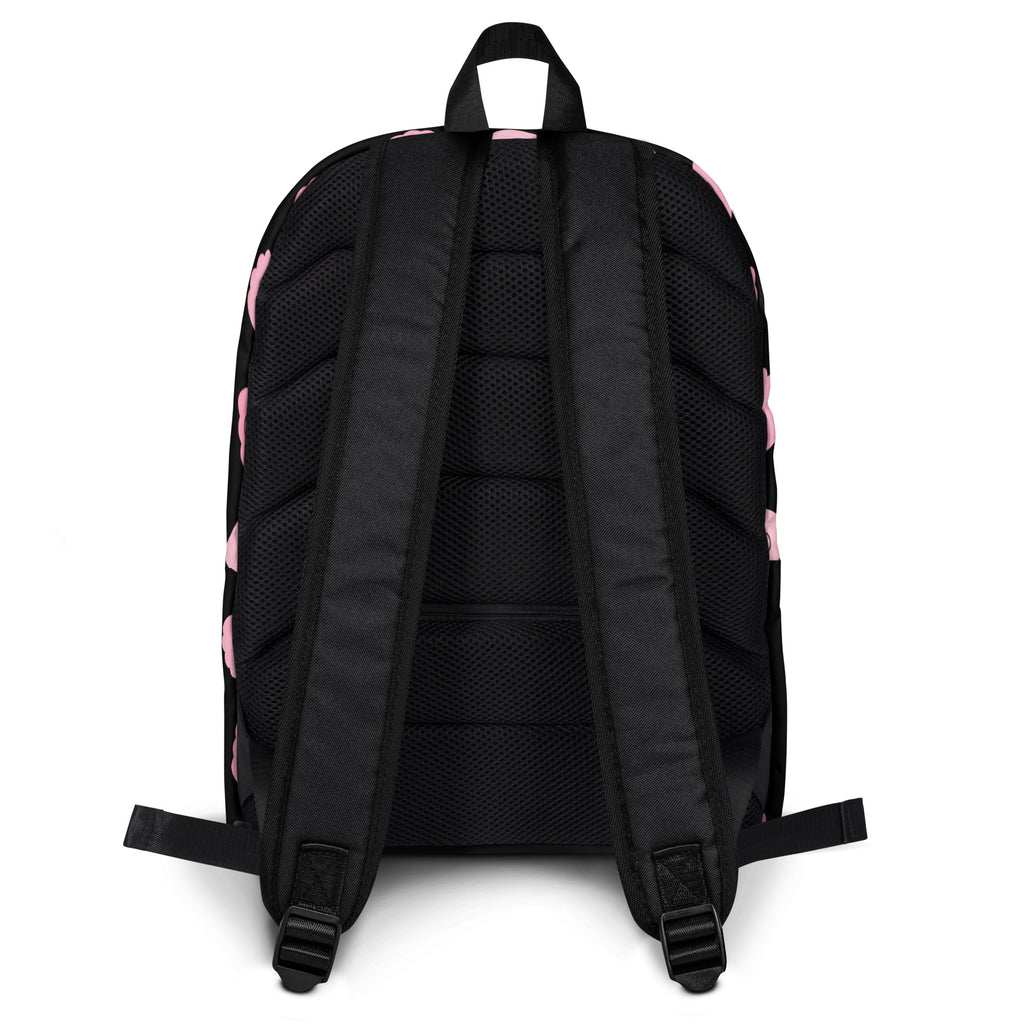 Girls Pink Pumpkins Halloween Backpack - Water-Resistant School Bag With Adjustable Padded Straps & Breathable Mesh Back