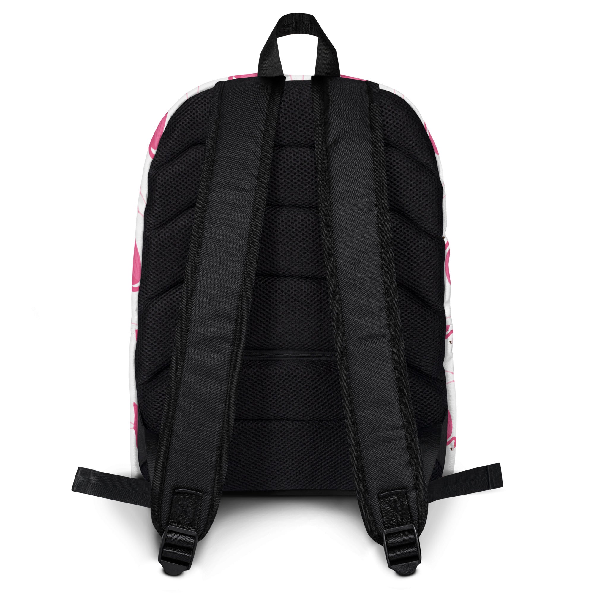 Girls Pink Flamingo Backpack - Water-Resistant School Bag With Adjustable Padded Straps & Breathable Mesh Back