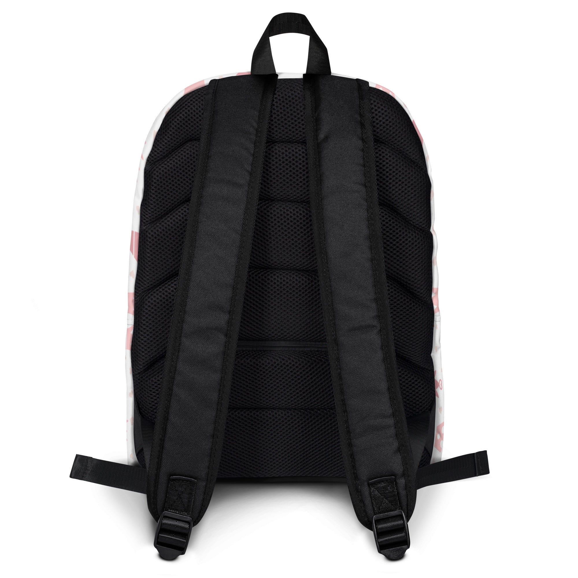 Girls Pink Crowns Backpack - Water-Resistant School Bag With Adjustable Padded Straps & Breathable Mesh Back
