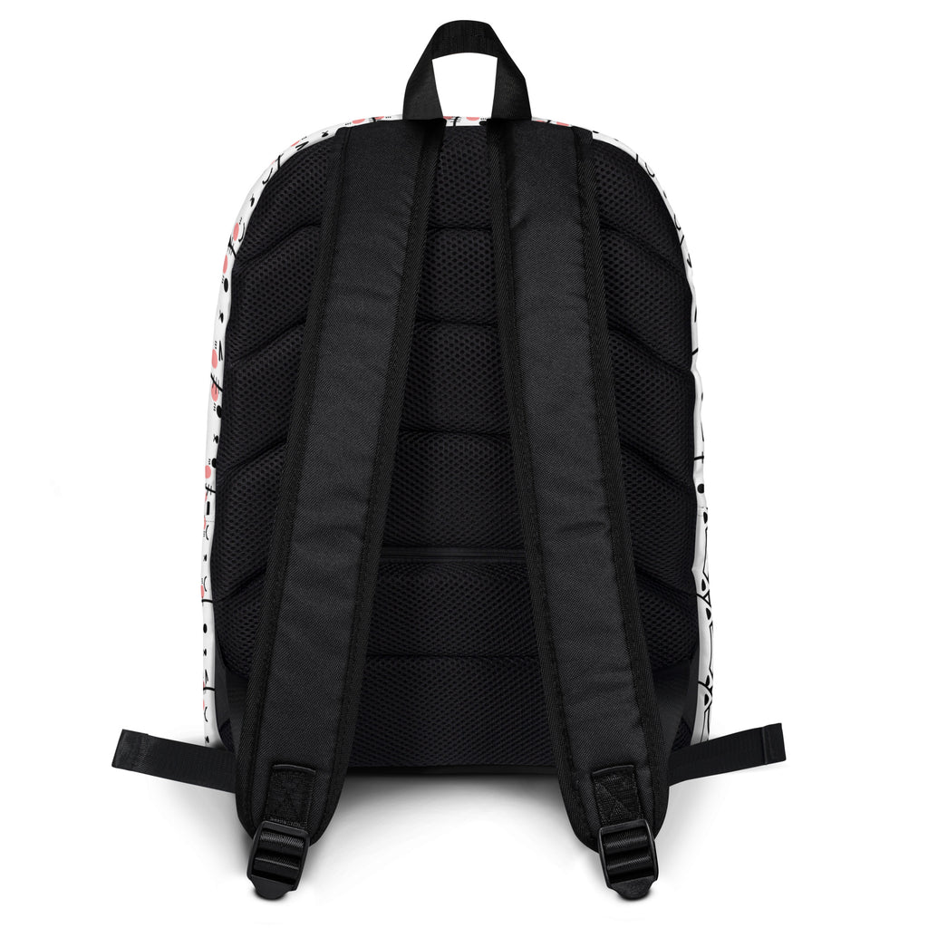 Girls Cat Print Backpack - Water-Resistant School Bag With Adjustable Padded Straps & Breathable Mesh Back