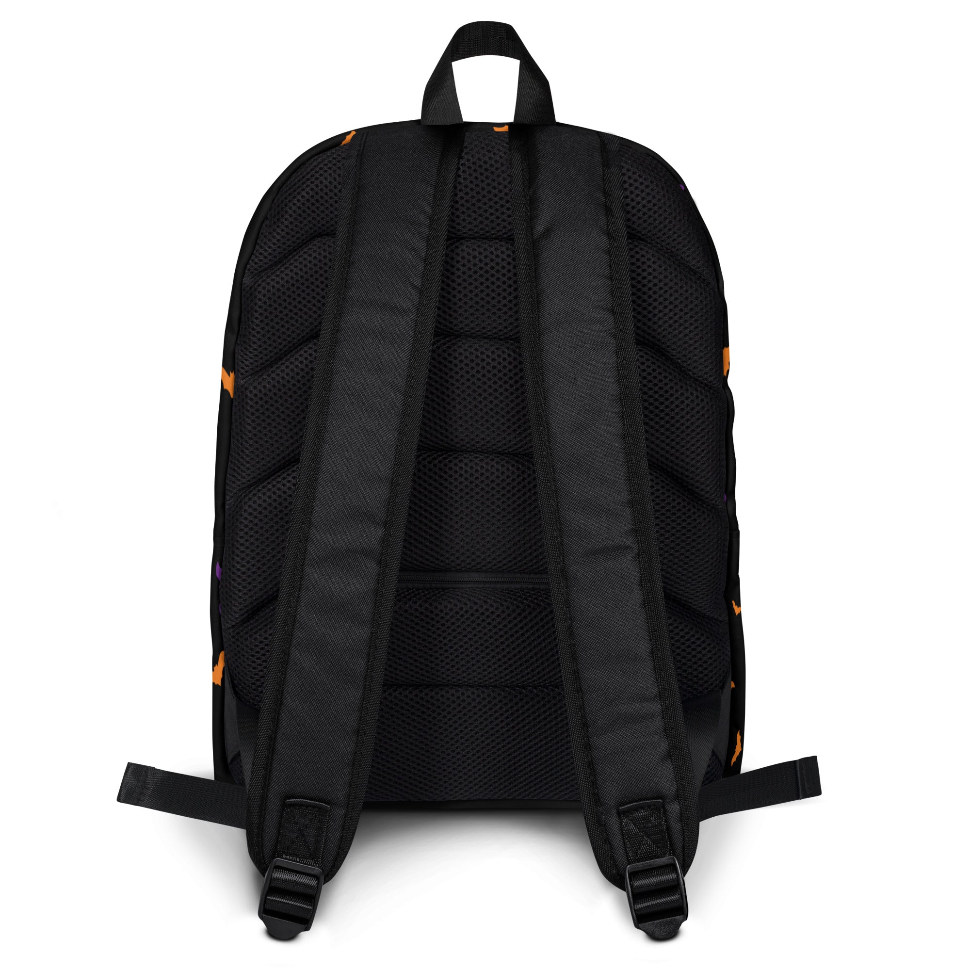 Kids Colorful Halloween Bat Backpack - Water-Resistant School Bag With Adjustable Padded Straps & Breathable Mesh Back