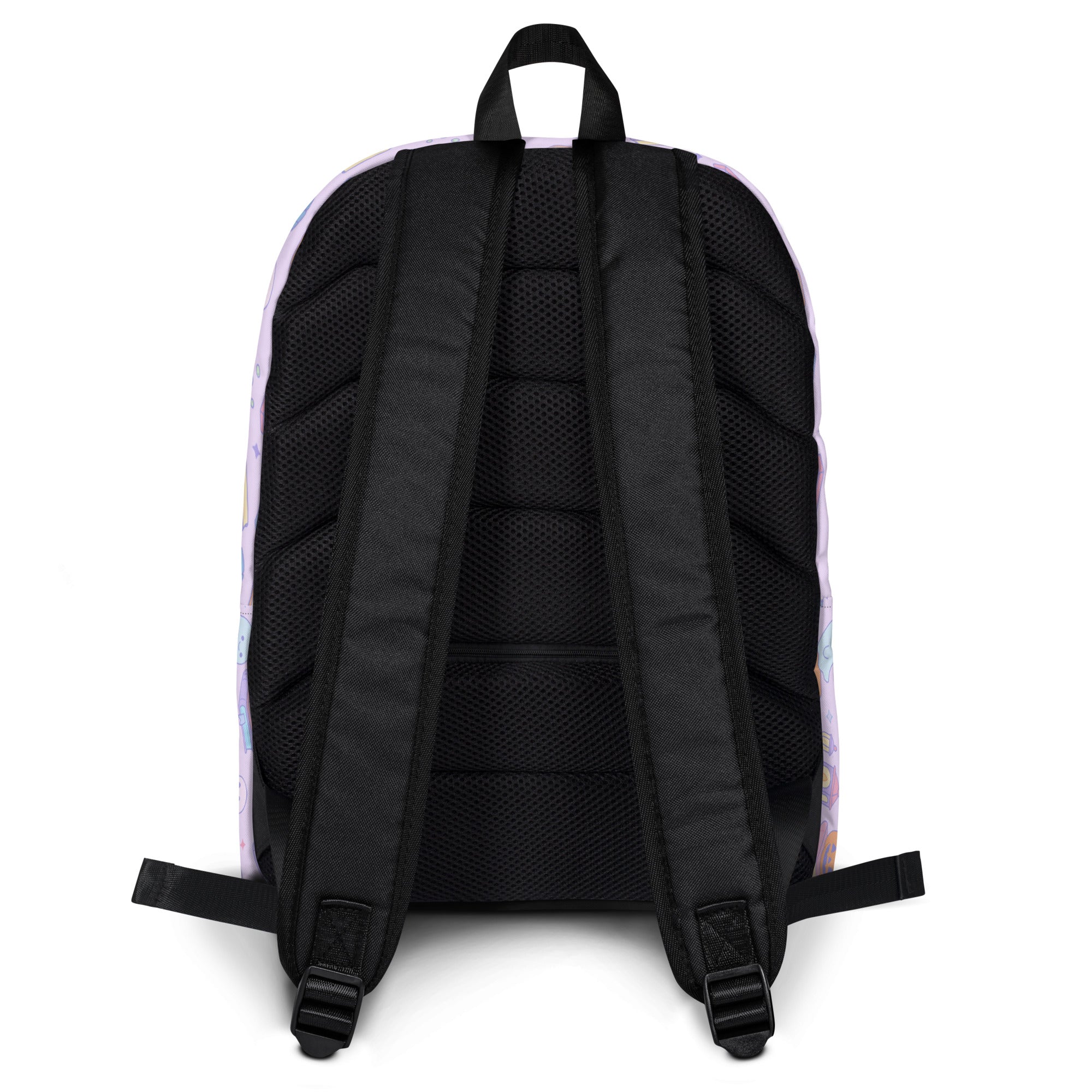 Girls Cute Pastel Halloween Backpack - Water-Resistant School Bag With Adjustable Padded Straps & Breathable Mesh Back