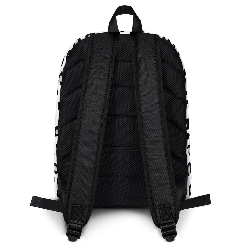Kids White Leopard Backpack - Water-Resistant School Bag With Adjustable Padded Straps & Breathable Mesh Back