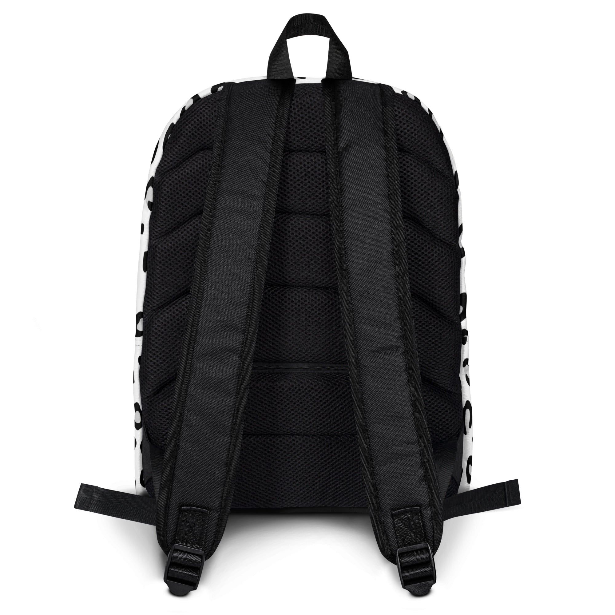 Kids White Leopard Backpack - Water-Resistant School Bag With Adjustable Padded Straps & Breathable Mesh Back