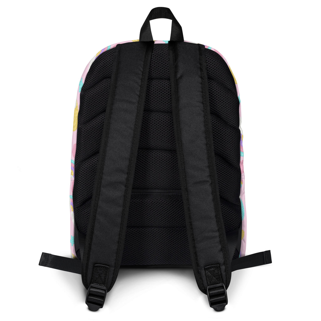Girls Pop Fidget Backpack - Water-Resistant School Bag With Adjustable Padded Straps & Breathable Mesh Back