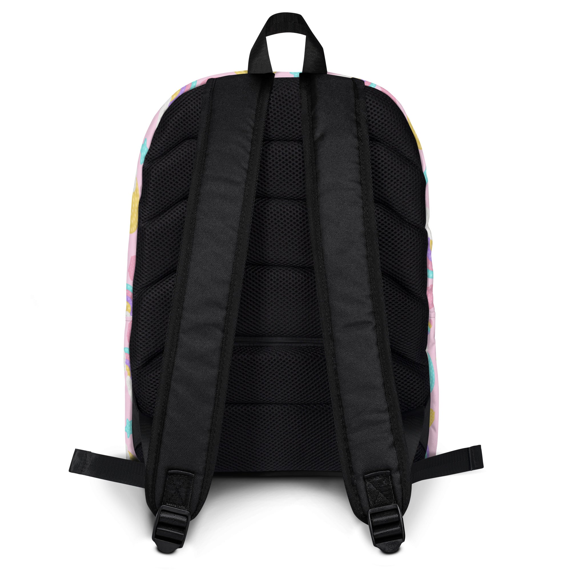 Girls Pop Fidget Backpack - Water-Resistant School Bag With Adjustable Padded Straps & Breathable Mesh Back