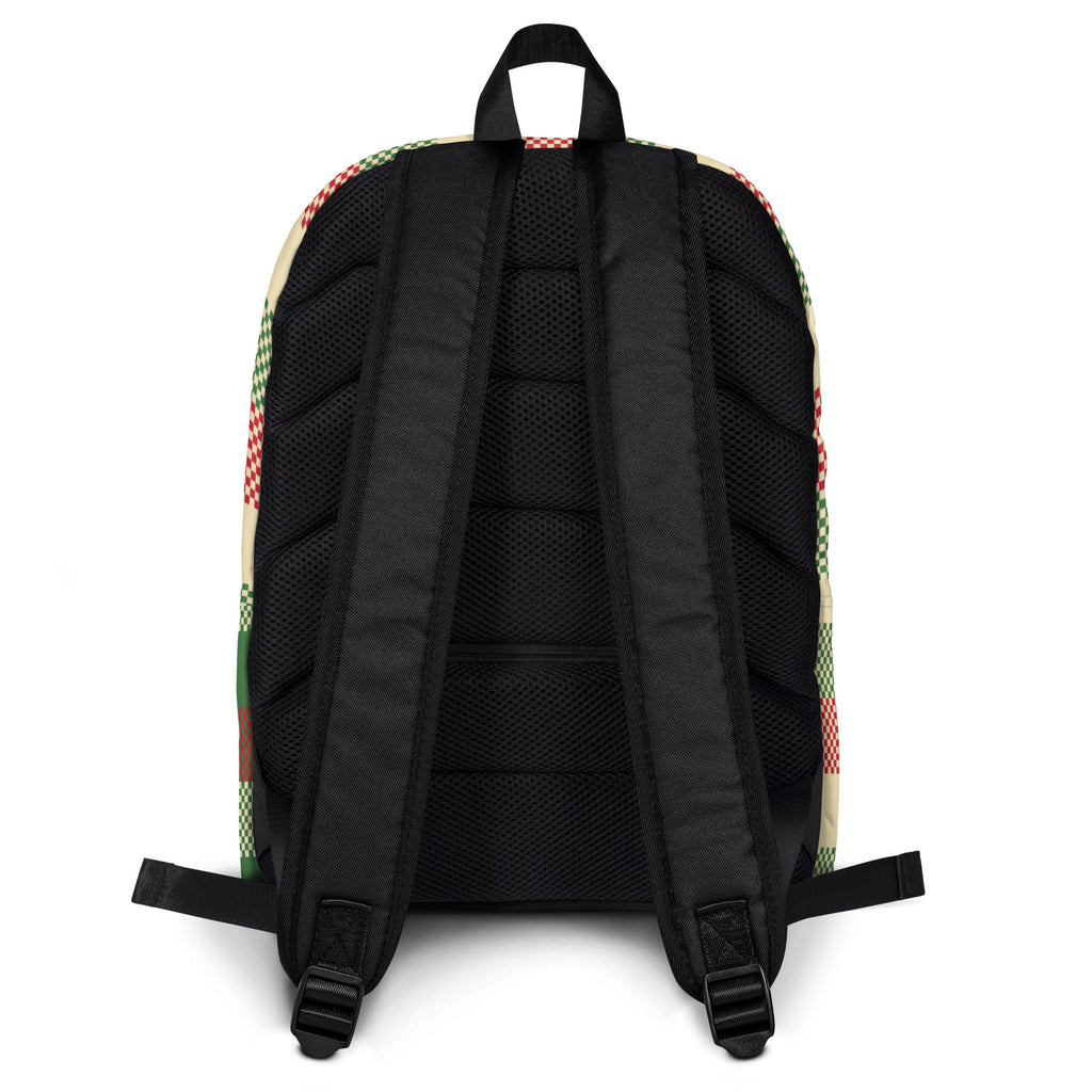 Kids Christmas Plaid Backpack - Water-Resistant School Bag With Adjustable Padded Straps & Breathable Mesh Back