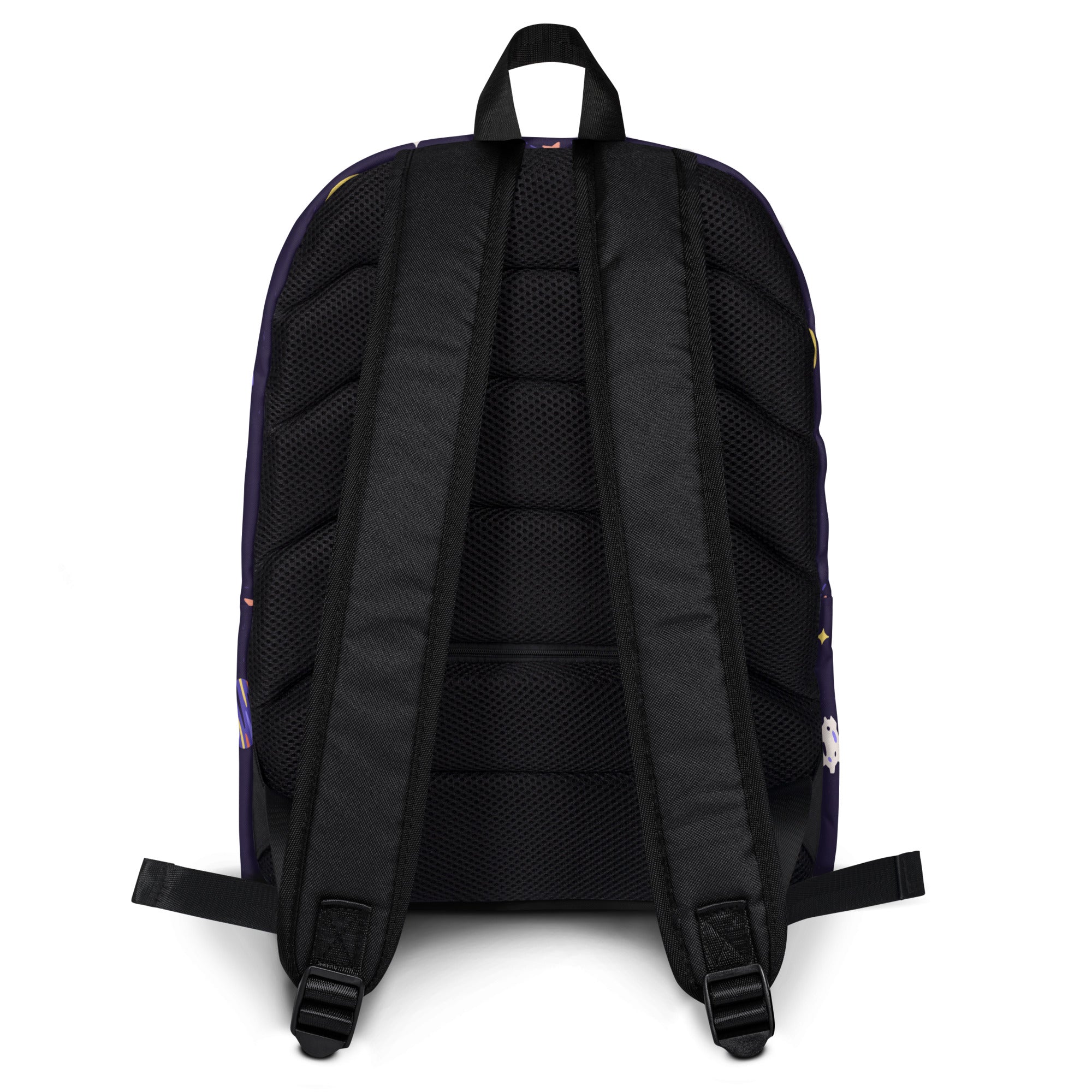 Girls Purple Galaxy Space Backpack - Water-Resistant School Bag With Adjustable Padded Straps & Breathable Mesh Back